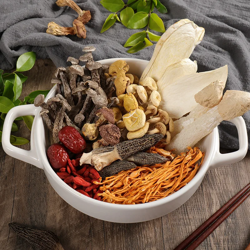 

Colorful mushroom bag 60g / 100g mushroom bag Morchella Cordyceps flower dry goods