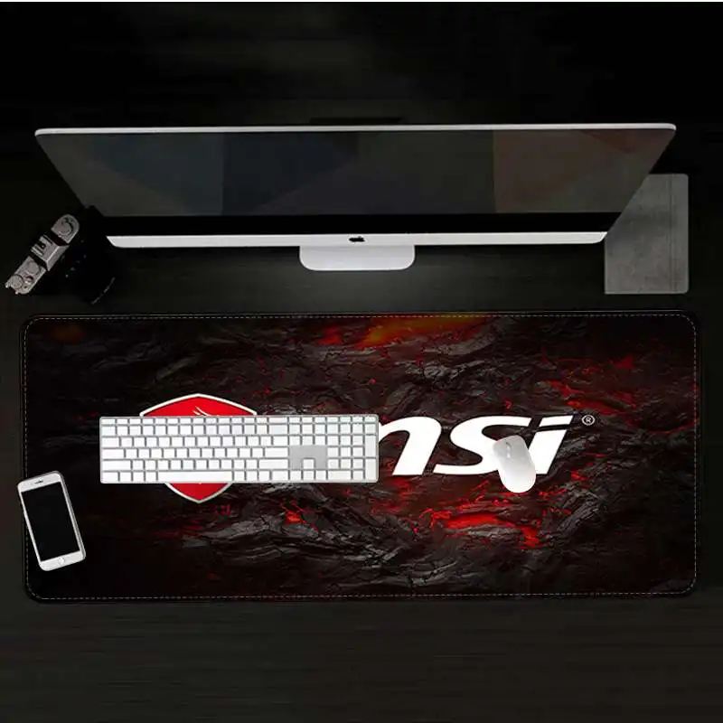 Lock Edge 40X90cm Maiya My Favorite MSI прочный резиновый коврик для мыши большой коврик для мыши клавиатуры коврик - Цвет: Lock Edge 40X90cm