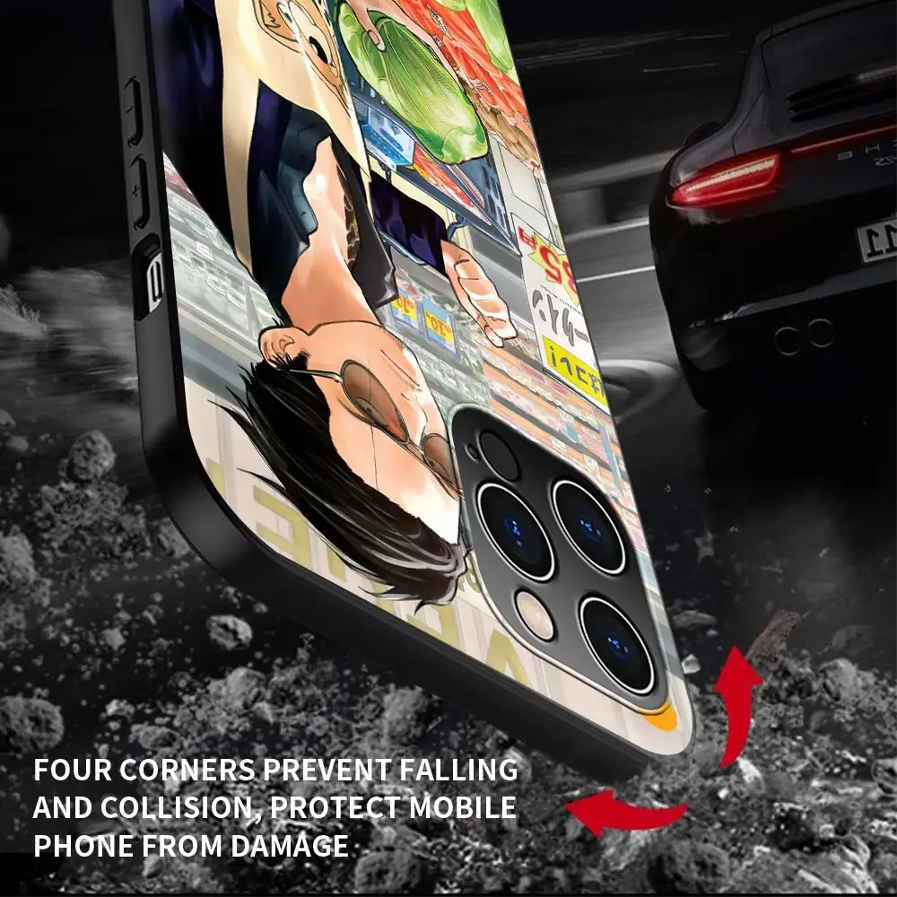 

Phone Case For iPhone 11 12 Pro Max Shell For iphone 12 11 Pro 7 8 Plus SE 2020 X XR XS Black Cover GOKUSHUFUDO