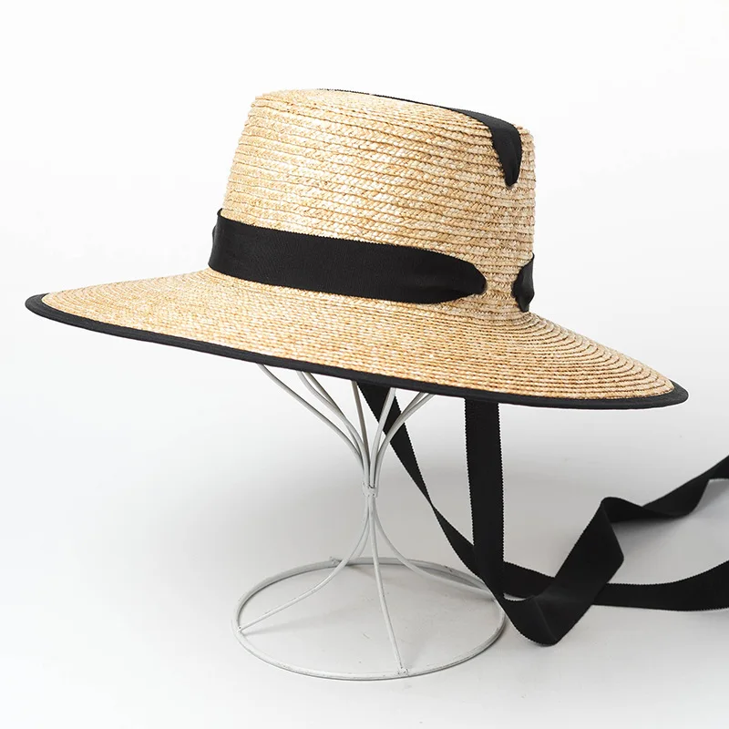 

Women's Summer Hat Big Brim Straw Hat Elegant Caps Women Sunscreen Retro Beach Vacation Sun Hat Fisherman Hat Bucket Hat