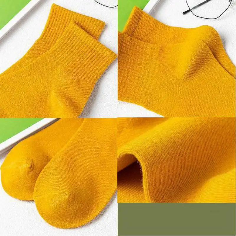 

Socks Women's Tube Socks Autumn And Winter Cute Ladies Cotton Socks Spring And Autumn Women's Socks Winter Solid Color Stockings