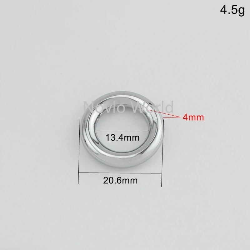 Мир Nolvo 5 20 100 шт 6 цветов 13 4 мм 1/2 &quotхромированный металл O кольцо сумка круглый