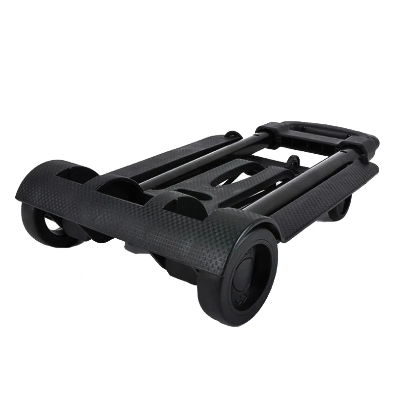 HMUNII Portable Travel Accessories Aluminum Alloy Trailer Car Folding Luggage Cart Shopping Trolley Trunk | Багаж и сумки