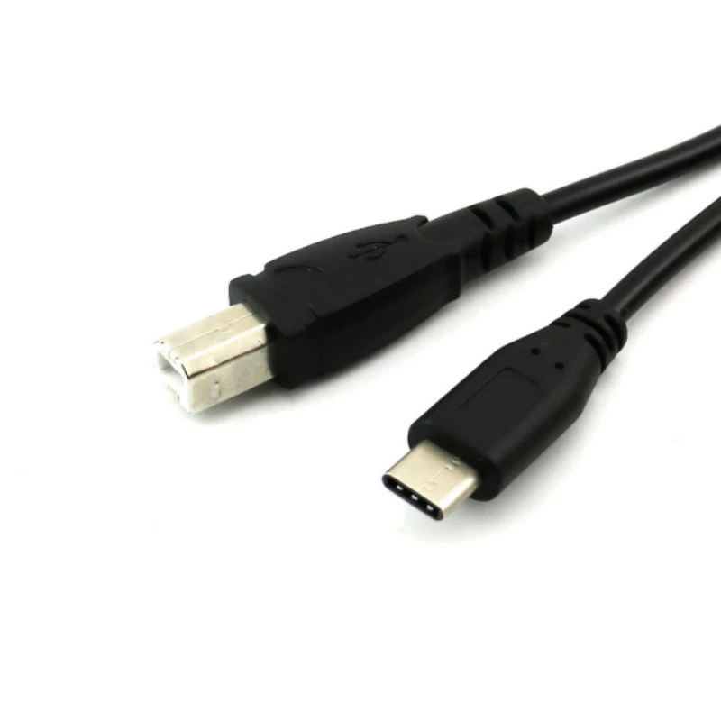 USB 3.1 Type C Штекерный разъем к 2 0 B Тип кабель для передачи данных адаптер жестких