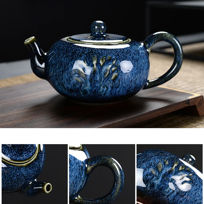 Китайский чайный дорожный набор кунг фу керамический портативный горшок чайные