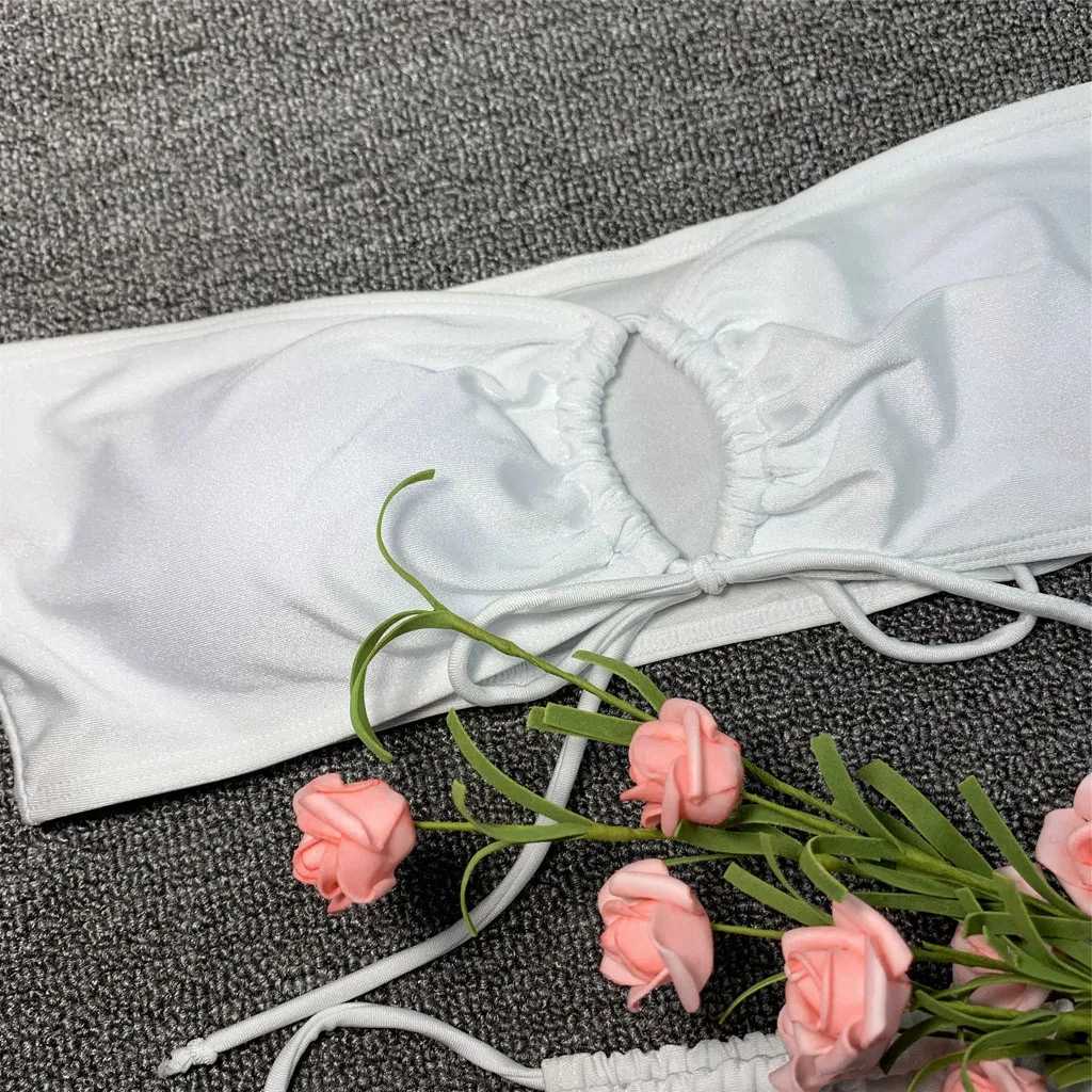 SAGACE сексуальный сдельный купальник женский кружевной крест летняя мода Пляжное