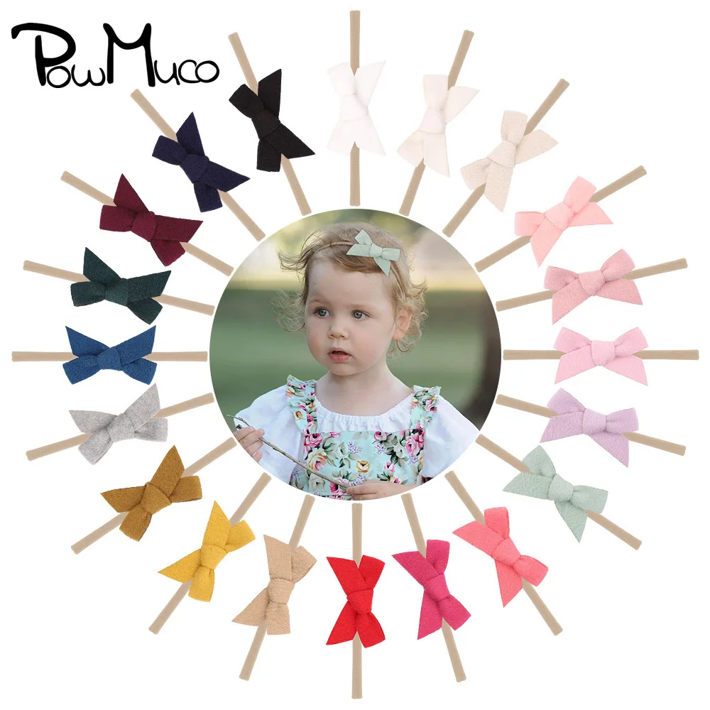 

Бант Powmuco эластичный однотонный, 6,6*4 см, без следов