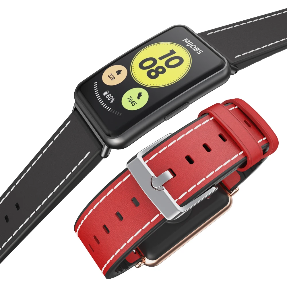 

Leather Strap for Huawei Watch FIT Band Accessories Wristband Bracelet for Huawei Smart Watch Fit New Correa Replacement