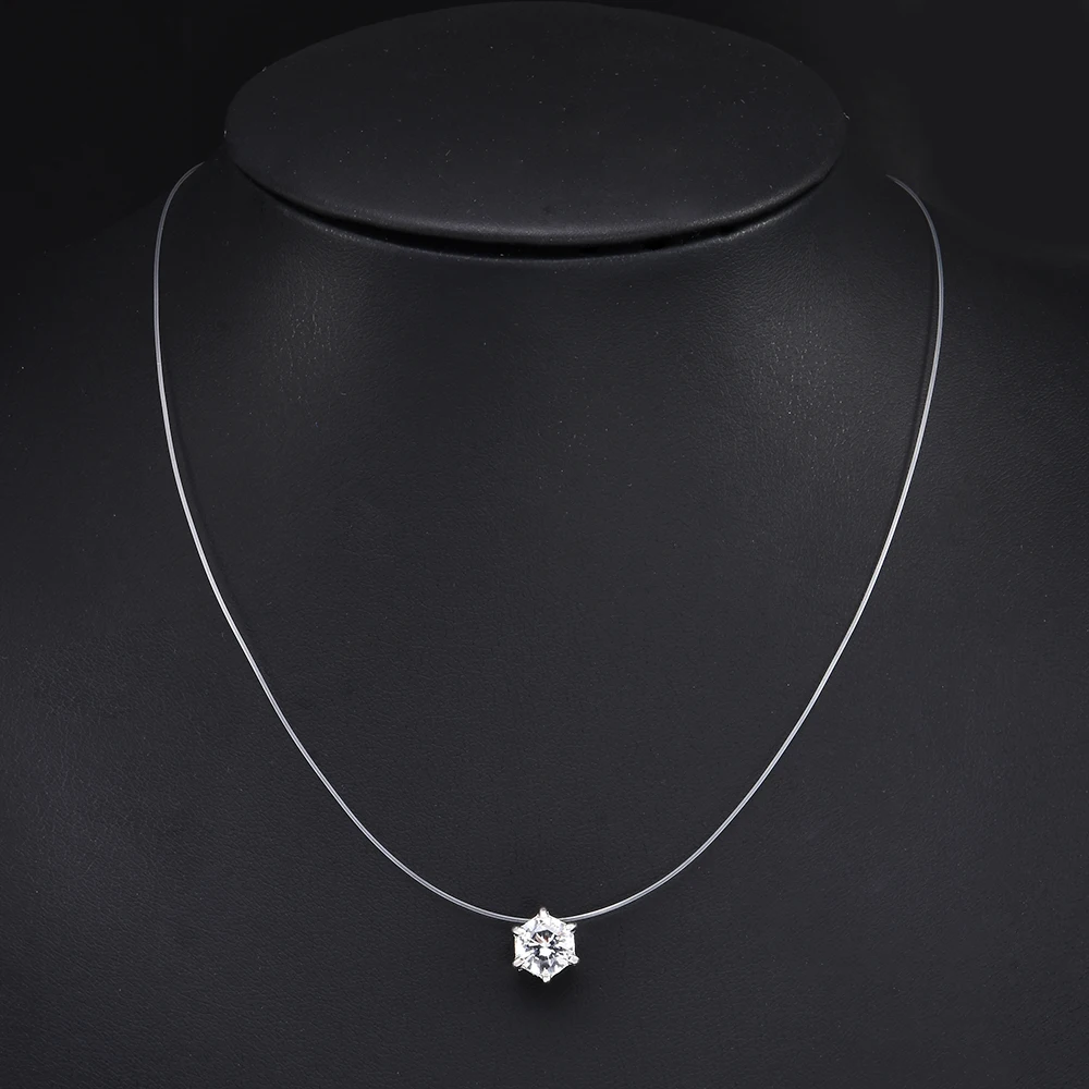 Летнее модное женское ожерелье с подвеской из кристаллов и горного хрусталя