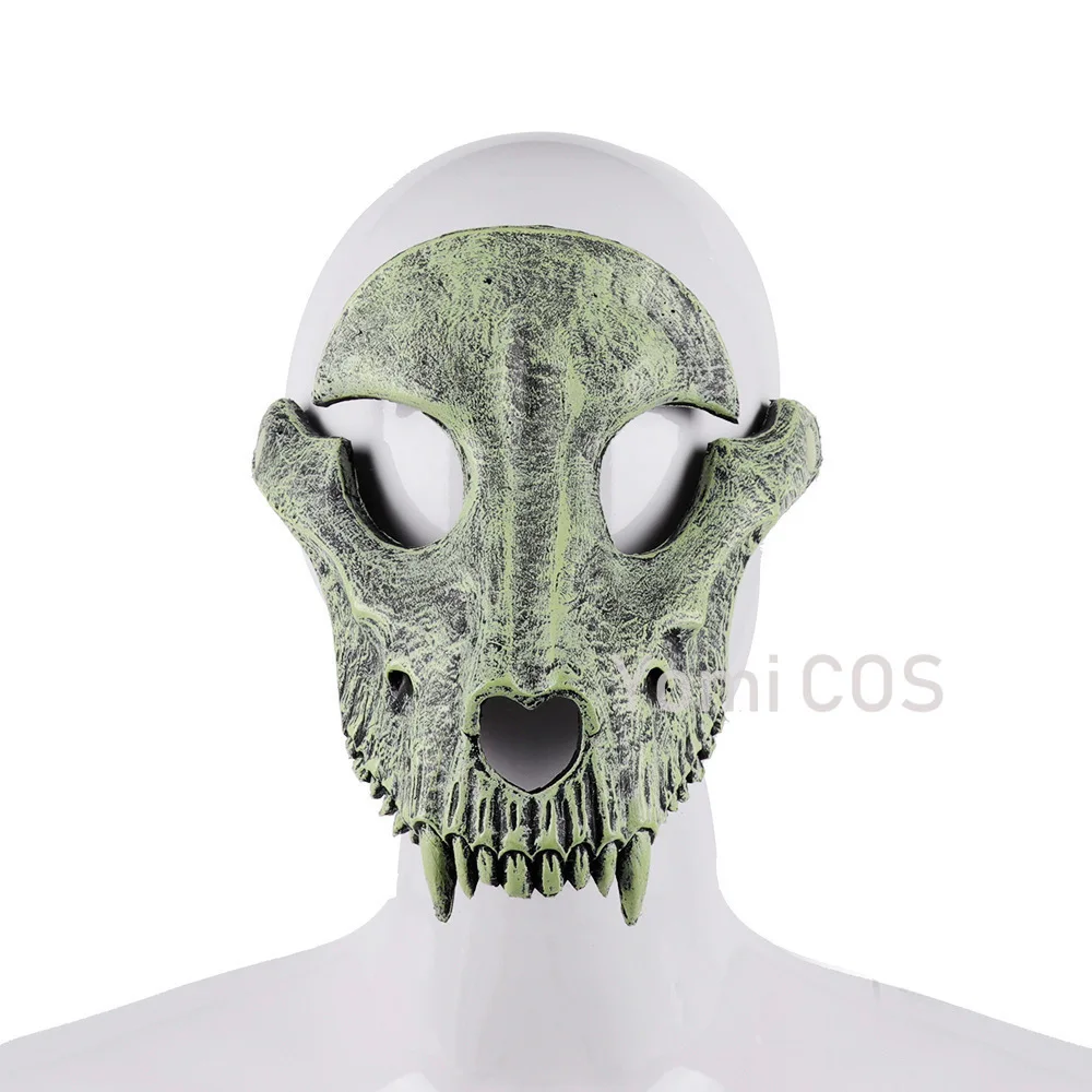 2022 Хэллоуин Косплей Маскарад Карнавал реквизит для вечеринки 3D овечья кость