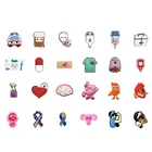 1 шт., медицинские товары, ПВХ подвески для обуви, аксессуары для обуви, туфли с пряжками, декоративные украшения, подходят для Croc JIBZ, рекламный подарок