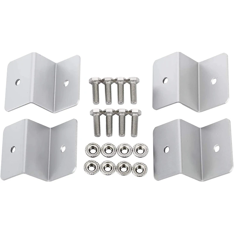 4 Sets Solar Panel Mount Mounting Z Bracket Set RV Boat Off Grid Roof (16 Units)|Солнечная батарея| |
