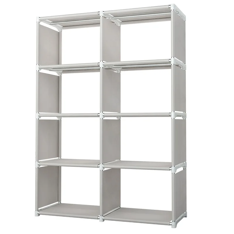 

Double Rows 5 Tiers Kids Bookshelf Nonwoven Decorative Display Stand Toys Books Organizer Shelf Children Small Bookcase MJ1105