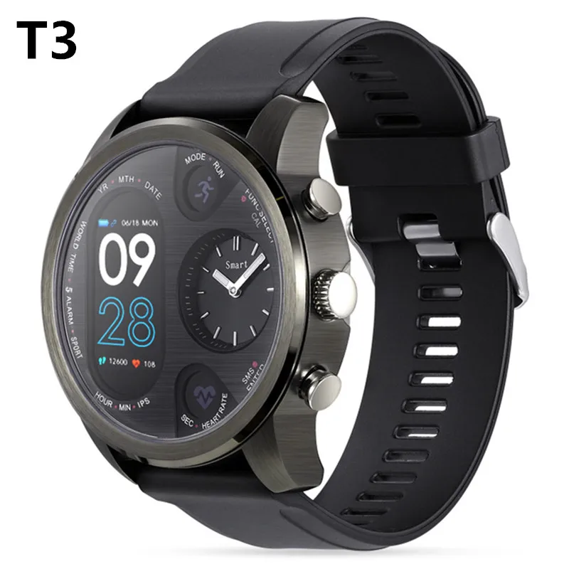 T3 умные часы многофункциональные спортивные фитнес трекер поддержка WhatsApp Twitter