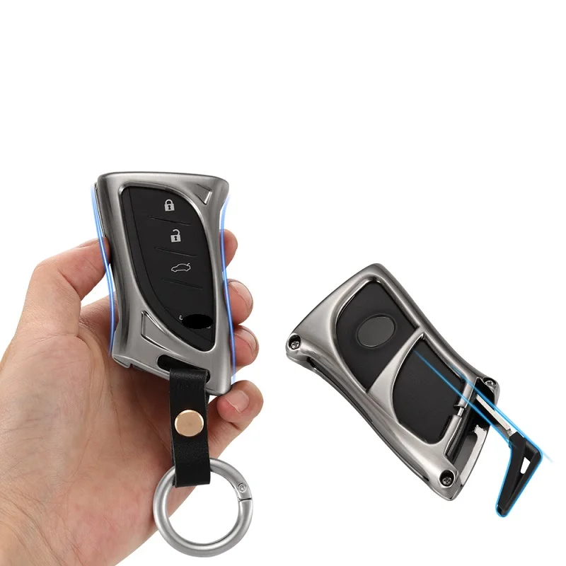 Оцинкованный цинковый сплав смарт брелок для ключей чехол Lexus es200 es260 es300h es350 LS350