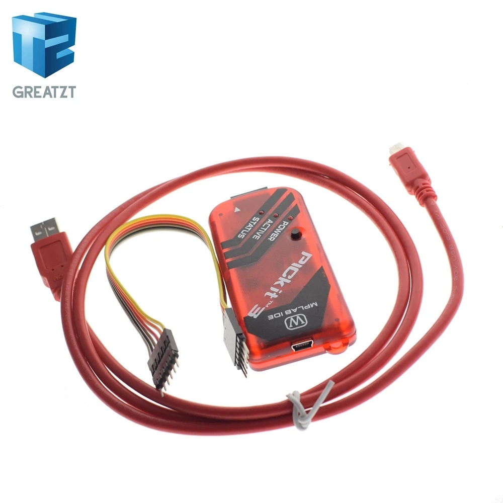 GREATZT PICKIT3 PIC KIT3 PICKIT 3 программист автономное Программирование PIC микроконтроллер чип Монополия+ PIC программист адаптер сиденье