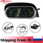 Автомобильный цифровой манометр M10, 2 в 1 ЖК-дисплей, 12 В, 24 В, датчик давления масла и температуры воды для грузовиков, 18 NPT