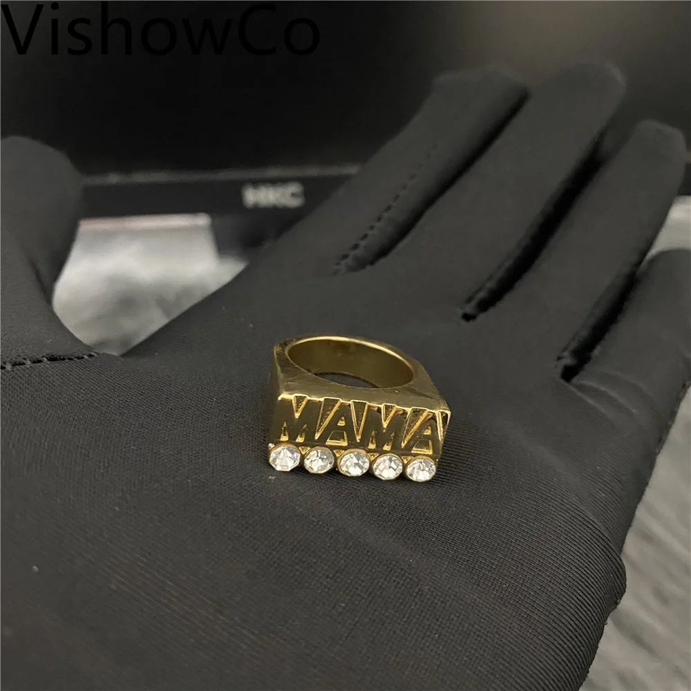 2021 New Custom Name Ring Gold Personality Hip Hop Ring Women Fashion Punk Letter Ring Gift