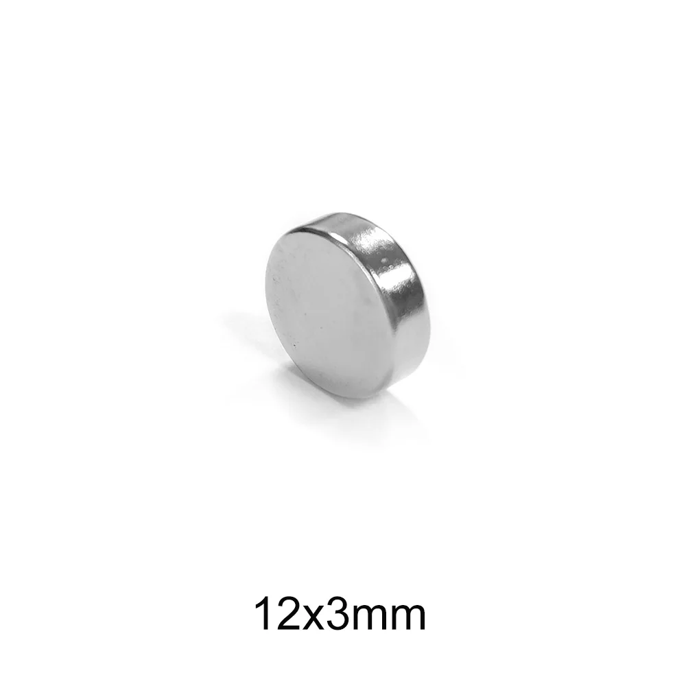

10~150PCS 12x3 mm Round Rare Earth Neodymium Magnets 12mm x 3mm Powerful Magnetic Magnets Strong 12x3mm Permanent Magnet 12*3