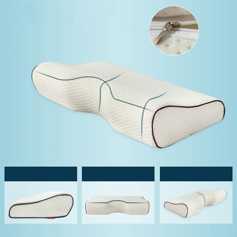 Форма бабочки Шейная шейка Подушка Пена с эффектом памяти Заполнение медленным