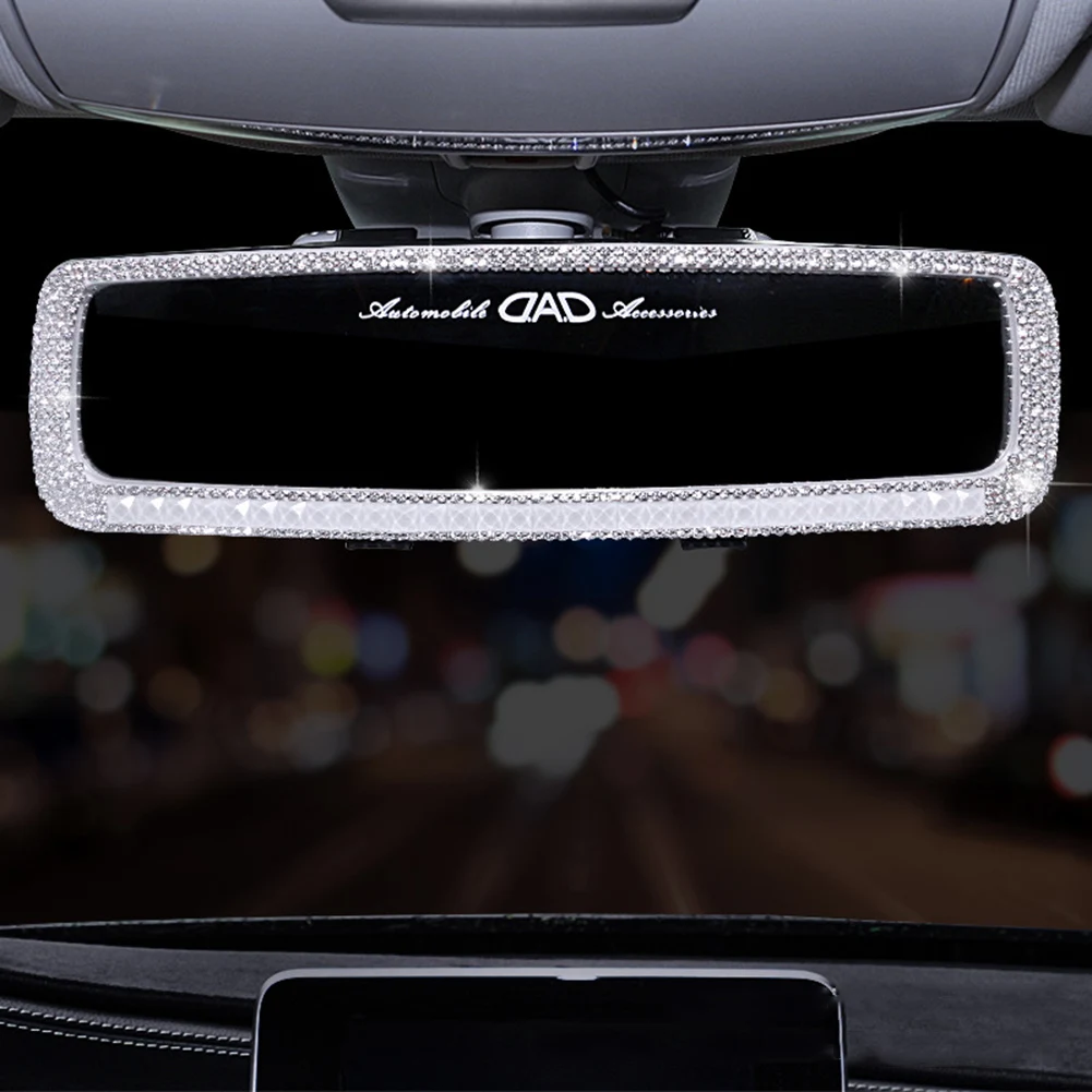 Зеркало заднего вида для салона автомобиля стразы кристалл украшение