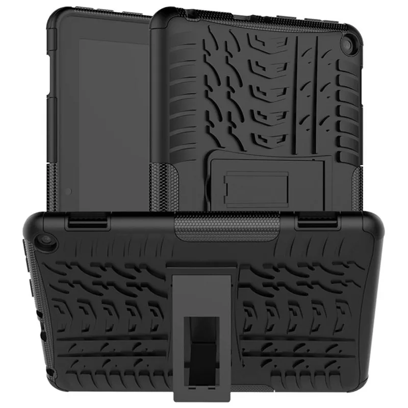 

Case For Amazon Fire HD 8 2020 Armor Hybrid Tablet for Amazon HD8 2020 8.0 inch Stand Hard PC Shell + Pen Film