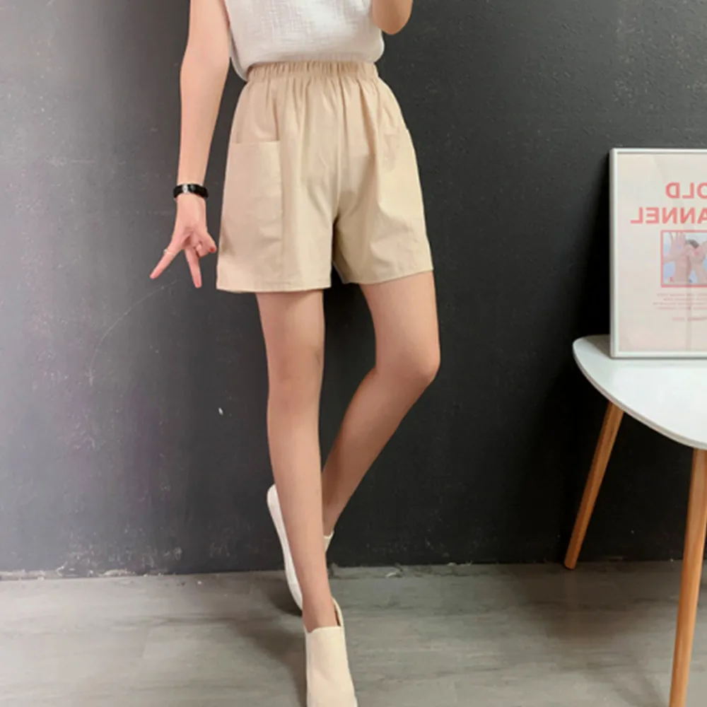 

Women's Summer Shorts Loose Beach Sport Large Size Wide-leg Pants