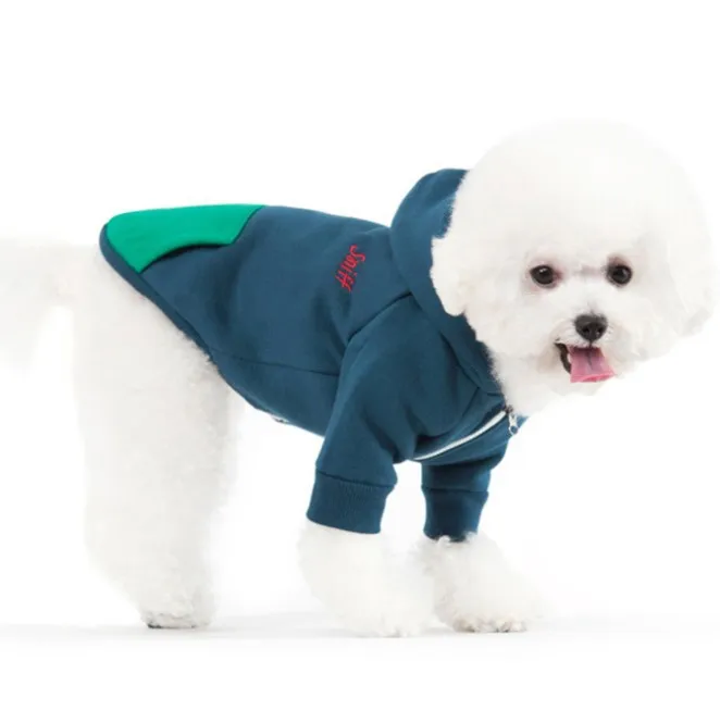 Cute Dog Hoodie Pet Clothes For Dogs Coat Jacket Cotton Ropa Perro French Bulldog Clothing Pets | Дом и сад