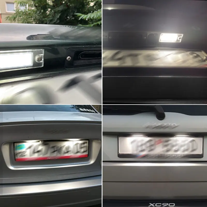 

2pcs canbus Error Free LED White Number License Plate Light For Volvo S80 1999-2006 V70 XC70 S60 XC90