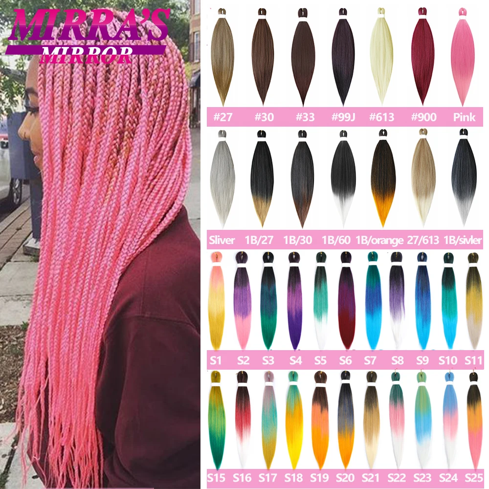 

Удлинители волос для косичек, розовые прямые синтетические удлинители волос для косичек, удлинители волос без зуда, для горячей воды, текст...