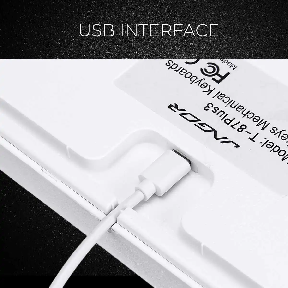 87 ключ NKRO USB Проводная RGB подсветка переключатель Gateron PBT двойная съемка клавиатуры Механическая игровая клавиатура для E-sport офиса ПК ноутбука