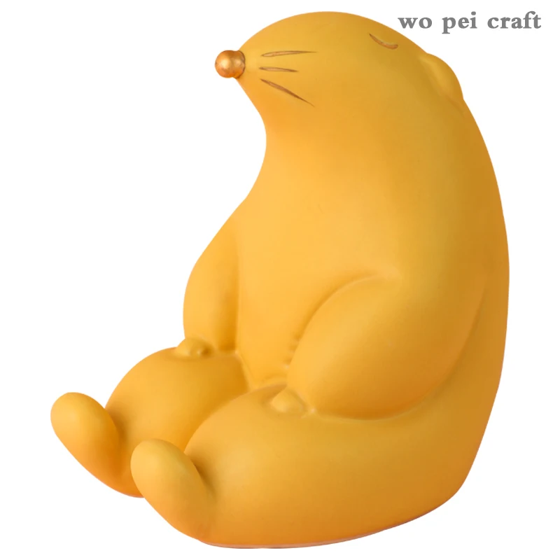 

Groundhog Ceramic Piggy Bank Household Items Children Financial Management Boxes Banknote Coins Storage Ornaments Home Decor