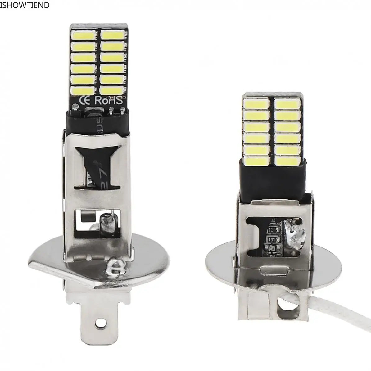 

H1 H3 5W Canbus LED Bulb Car Fog Light Headlights 12V Running Light Motorcyce Lamp Car Automobile Fog Lamp 24led Front Fog Bulbs
