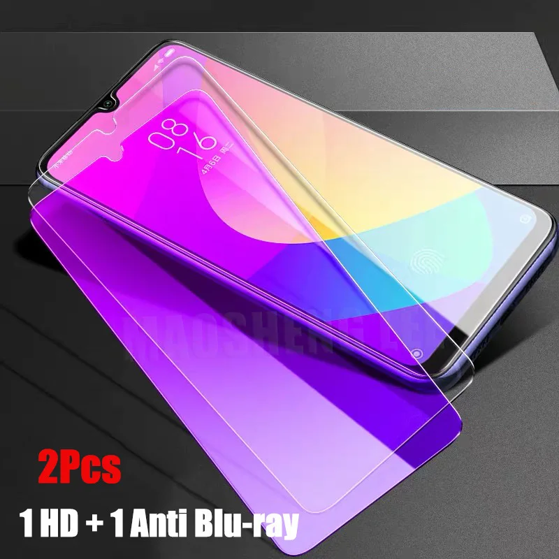 2 шт./лот закаленное стекло для Xiaomi redmi 8 8A защита экрана 9H анти-Blu-Ray стекло для Xiaomi redmi 8a защитная пленка - Цвет: HD and Anti Blu-ray