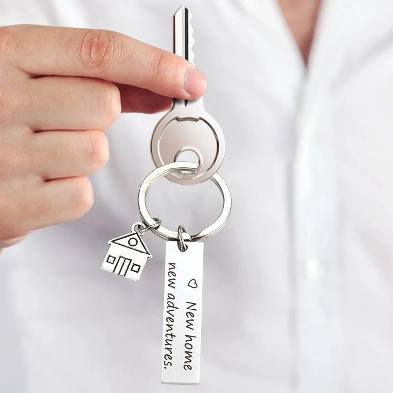Новый дом новые приключения Брелок Дом Ключи брелок движущиеся вместе первый