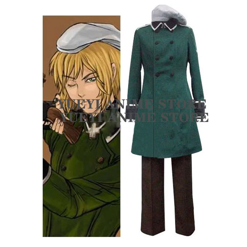 Аниме APH Axis Powers Hetalia/Швейцария одежда для мальчиков в стиле военной формы костюмы