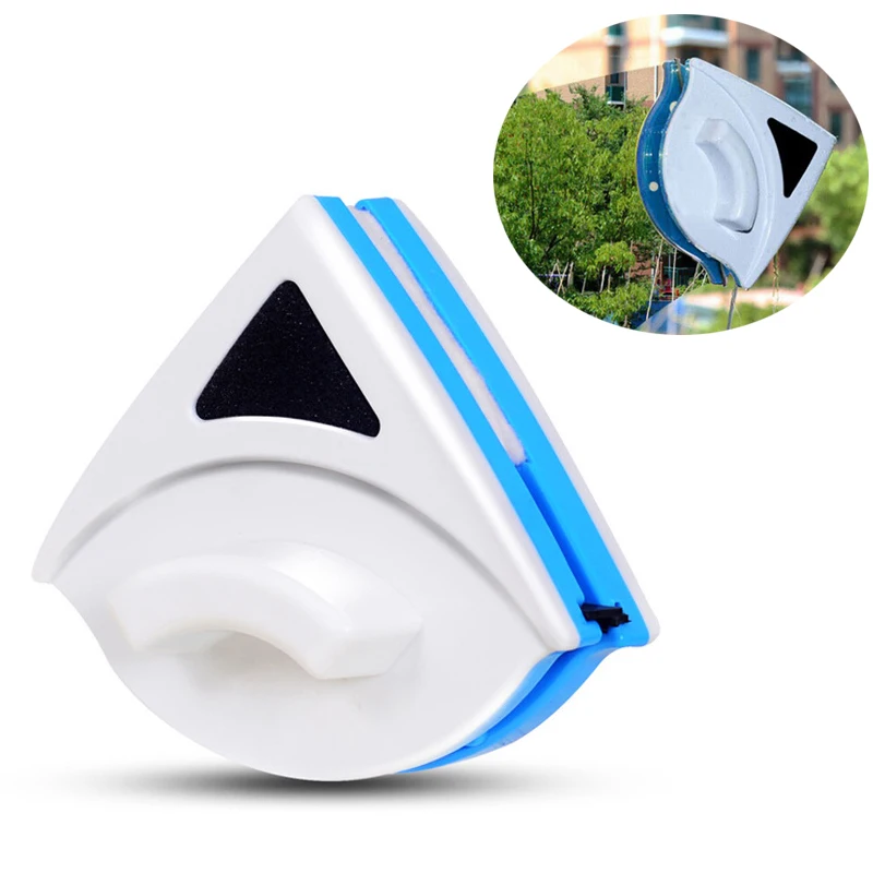 Магнитная щетка для мытья окон двусторонний бытовой прибор чистки стекол