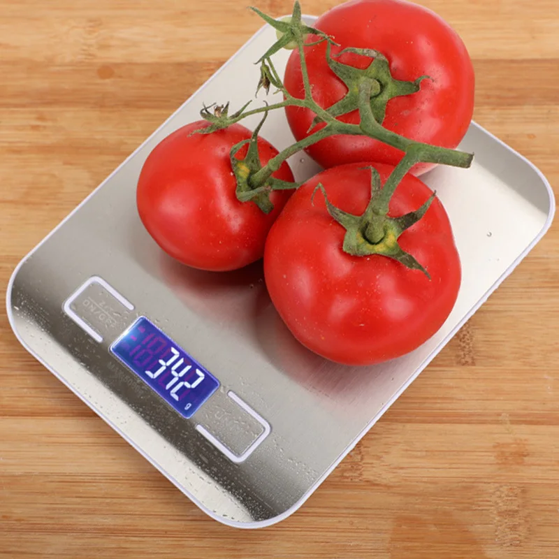 Мини электронные весы из нержавеющей стали 1 шт. 5 кг/1 г маленькие