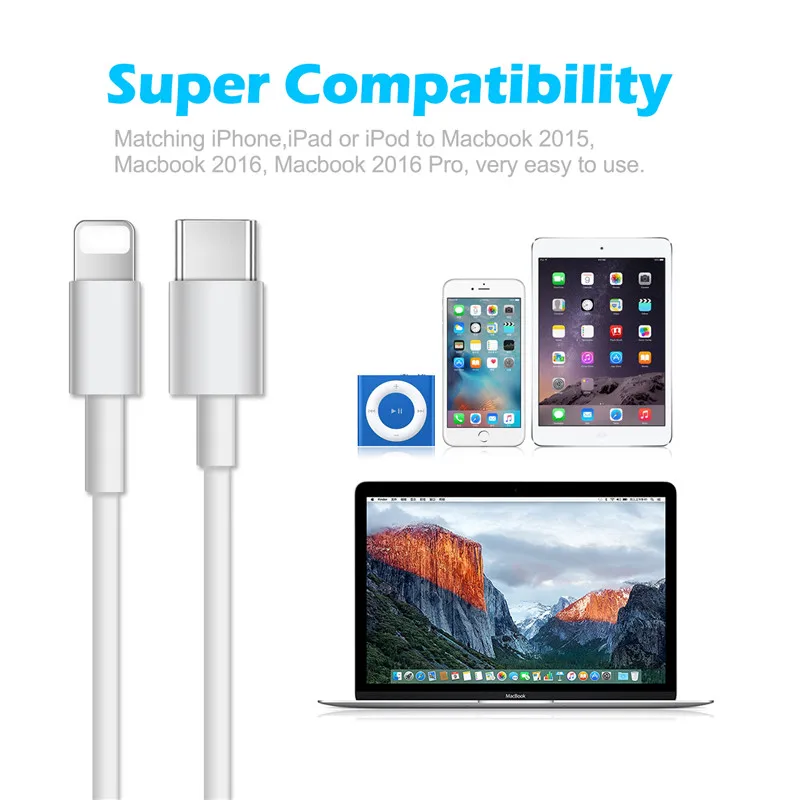 CHOETECH USB C кабель зарядный провод для iPhone X XS XR 8 12 Вт PD Быстрая зарядка usb type C кабель для передачи данных для Macbook USB шнур
