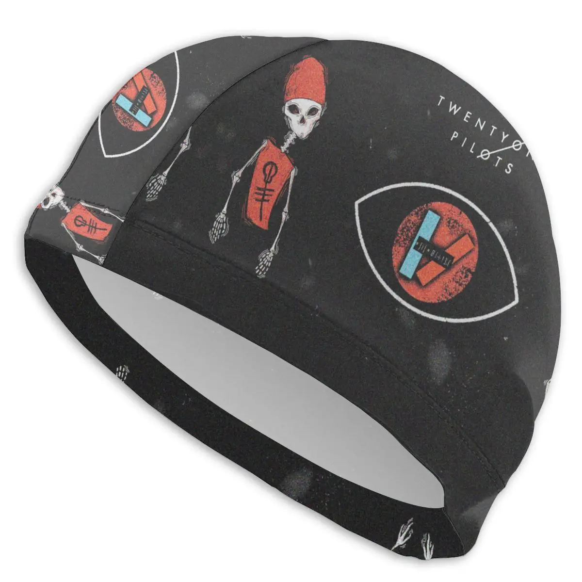 

Swimming Caps Men Women Long Hair Waterproof Swim Pool Cap Ear Protect Large 21 One Pilots Sports swimming cap