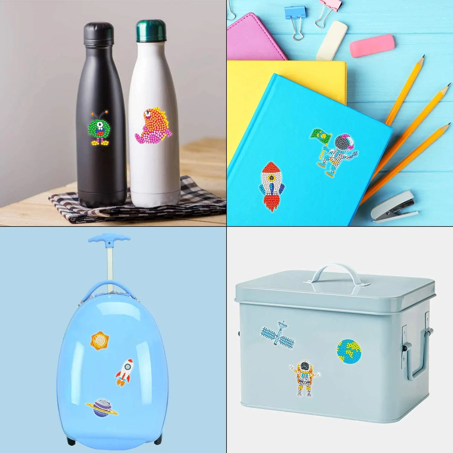 2022 новые 3D наклейки для мозаики в космическом пространстве с рисунками из