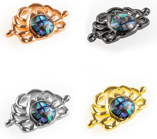 12*22 мм Краб Абалон корпус Кристалл микро проложить cz Циркон кубический цирконий