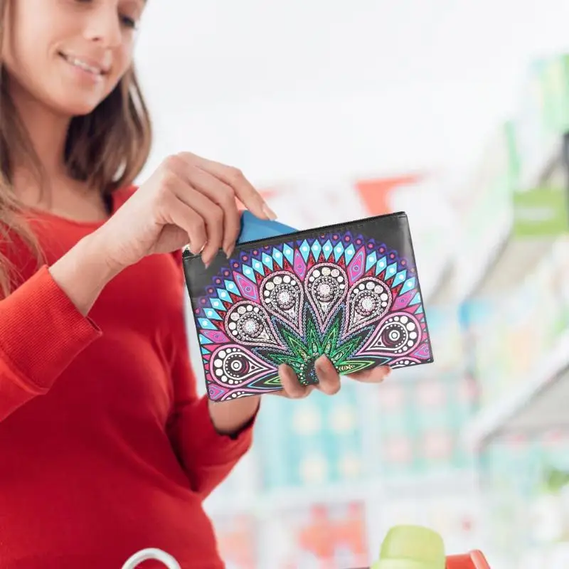 DIY Мандала особой формы алмазной живописи браслет кошелек клатч на