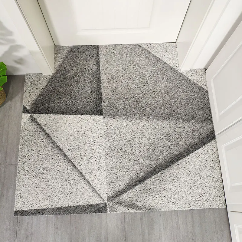 Современные абстрактные diy коврики для дверей геометрические проволочные петли