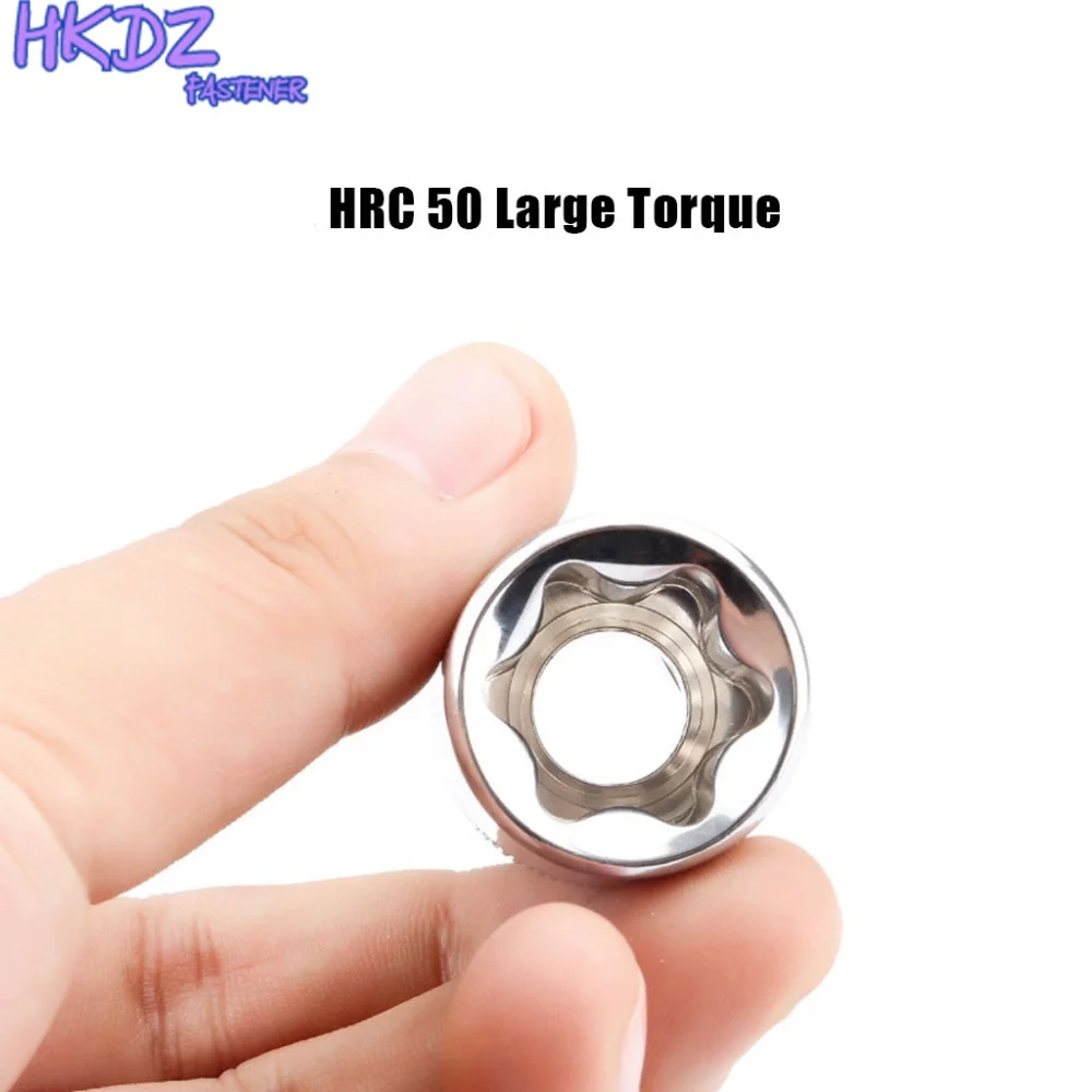 1pcs 1/2&quot Torx Star Socket E Type E10 E11 E12 E14 E16 E18 E20 E22 E24 Hand Repair Tools Square Hole | Инструменты