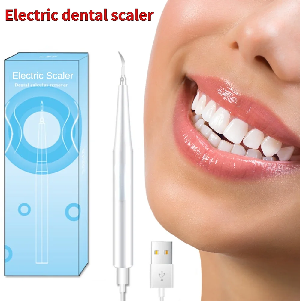 

Portable Electric Sonic Dental Scaler Tooth Calculus Remover Tooth Stains Tartar Tool Dentist Whiten Teeth Cleaner Oral Hygiene