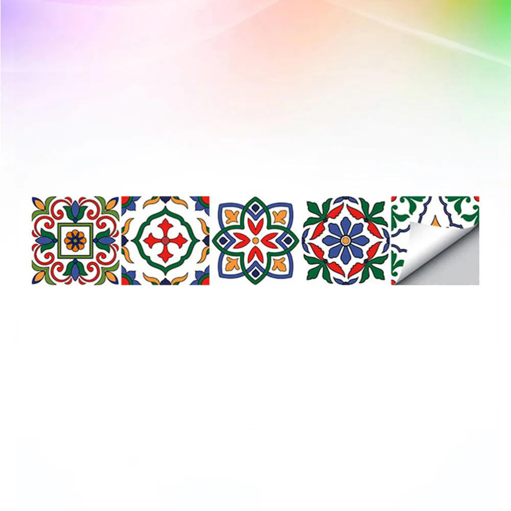 

2D Wallpaper Border Sticker Tiles Waist Line Wall Sticker Waterproof Self Adhesive Border Decal for Bathroom Kitchen