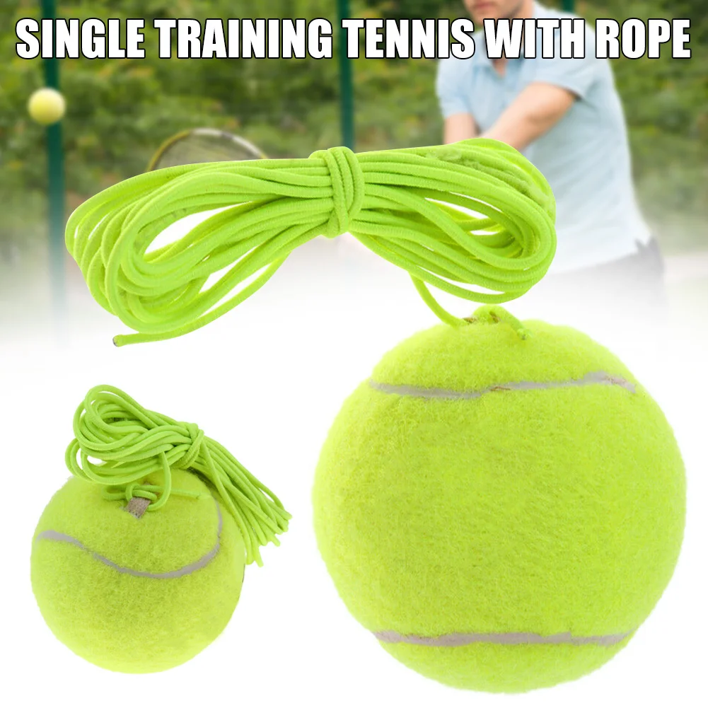 

Hot Tennis Trainer Tennis Ball Practice Single Self-Study Training Rebound Tool with Elasctic Rope N66