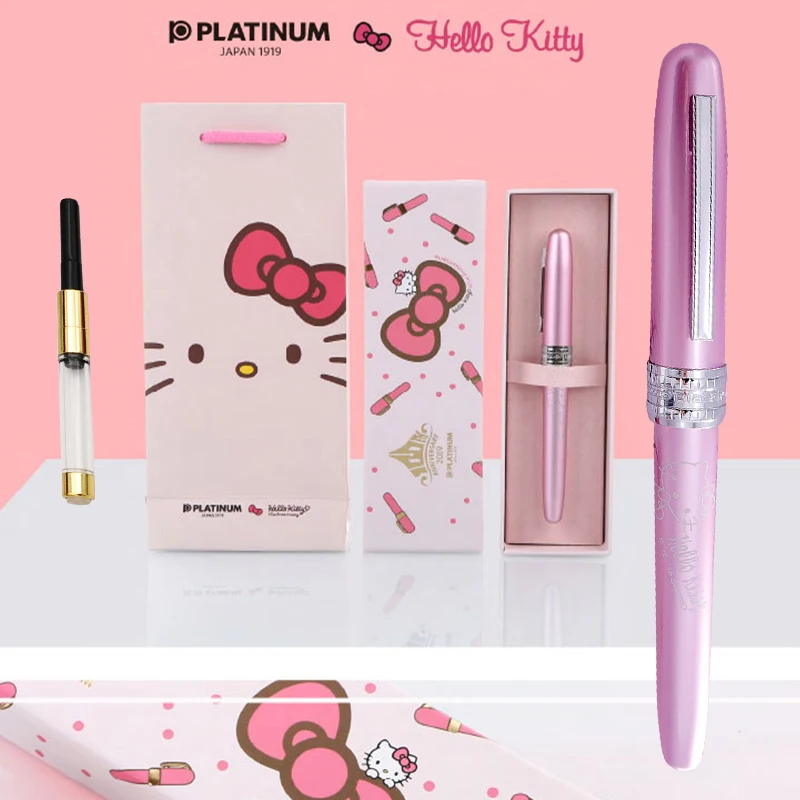 Pink with Ink Upper Хеллокитти Девочка Сердце канцелярский подарок на 100-летие платины в Японии - Цвет: Pink with Ink Upper