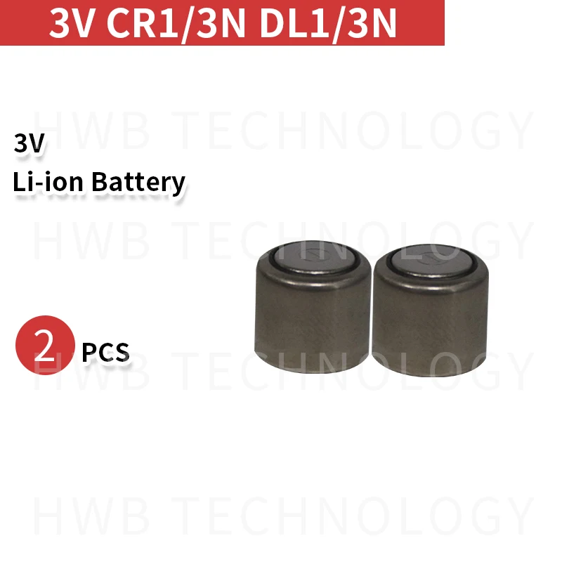 2 шт./лот CR1/3N DL1/3N 3V батарейный цилиндр Первичная литиевая батарея одноразовая